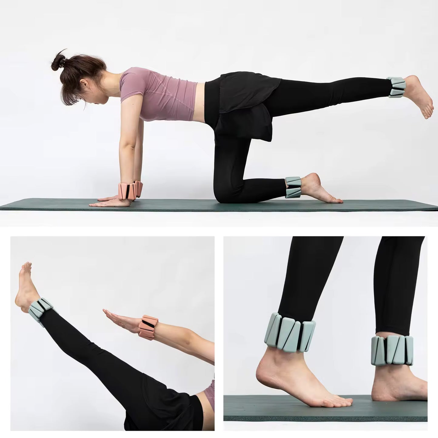 Adjustable Silicone Arm, Wrist & Ankle Weights – Train Anywhere, Anytime