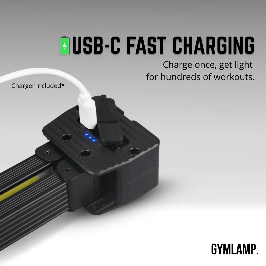 IronGlow Gym Lamp™ — Portable Magnetic Posing Light