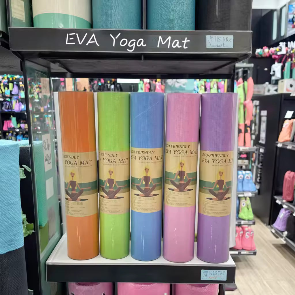 EVA Foam Yoga Mat – Non-Slip, Waterproof, Custom Logo, Perfect for All Workouts
