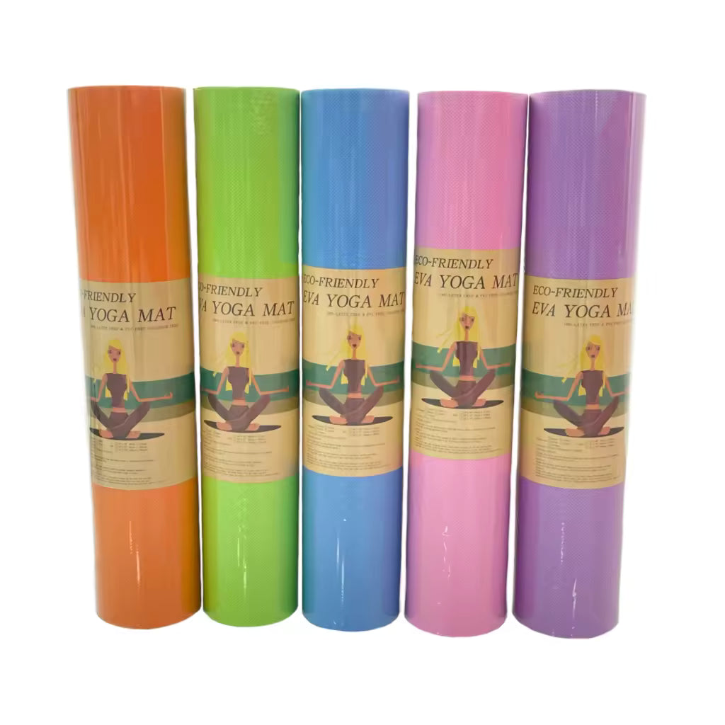 EVA Foam Yoga Mat – Non-Slip, Waterproof, Custom Logo, Perfect for All Workouts
