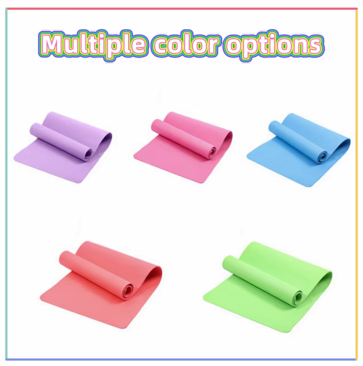 EVA Foam Yoga Mat – Non-Slip, Waterproof, Custom Logo, Perfect for All Workouts